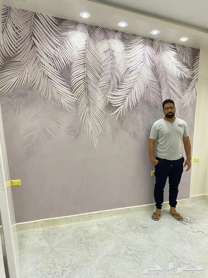 فنينن تركيب ورق جدران ودهانات 0