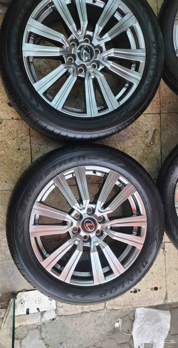 جنوط جيب لكزس LX 600 مقاس 22 اصلي وكاله موديل 2024 3
