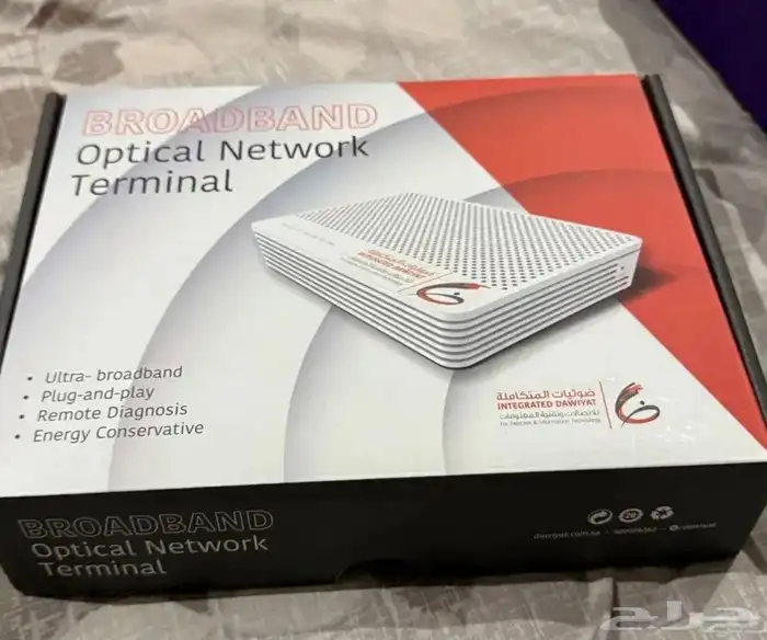 مودم الياف ضوئية مستخدم بحالة ممتازة جدا 3