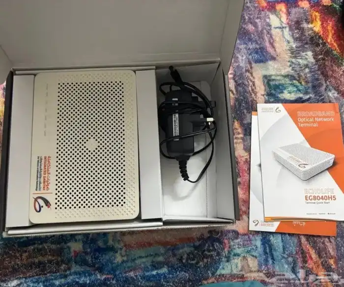 مودم الياف ضوئية مستخدم بحالة ممتازة جدا 1