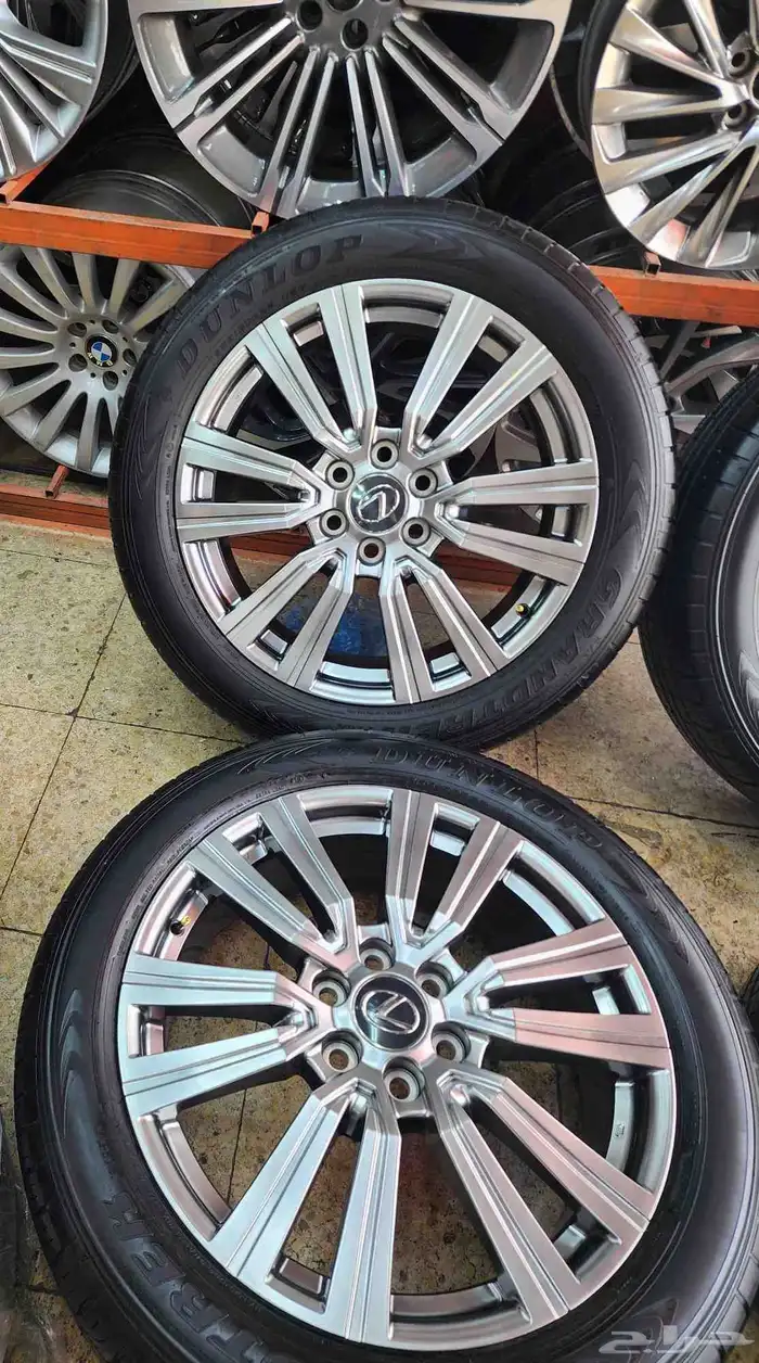 جنوط جيب لكزس LX 600 مقاس 22 اصلي وكاله موديل 2024 5