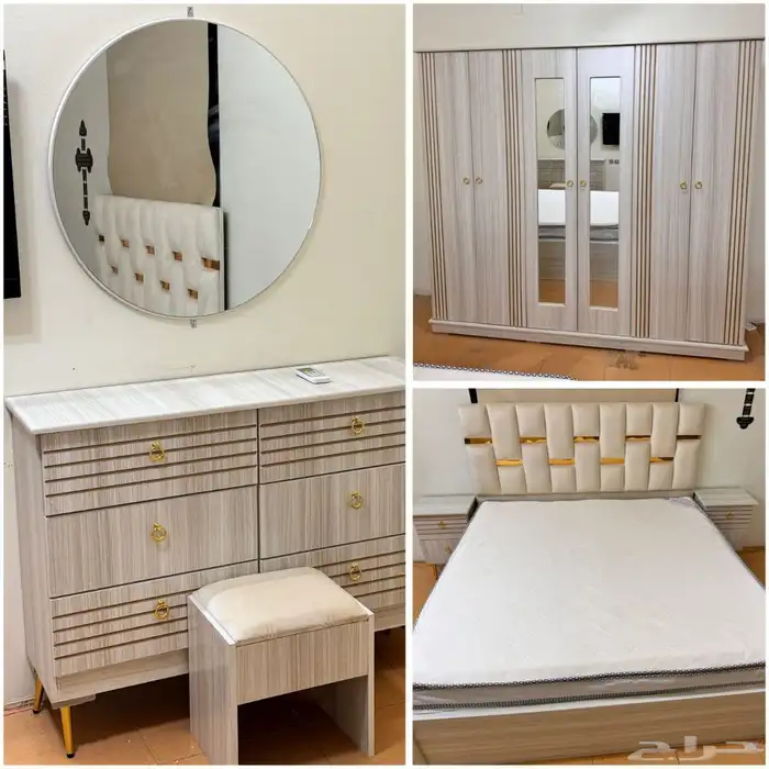 غرف نوم جديده 6 قطع من المصنع للعميل 0