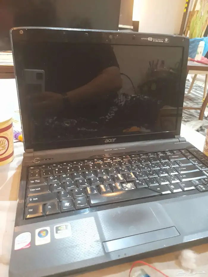 لابتب acer نضيف جدا بس يبي تغير بطاريته 1