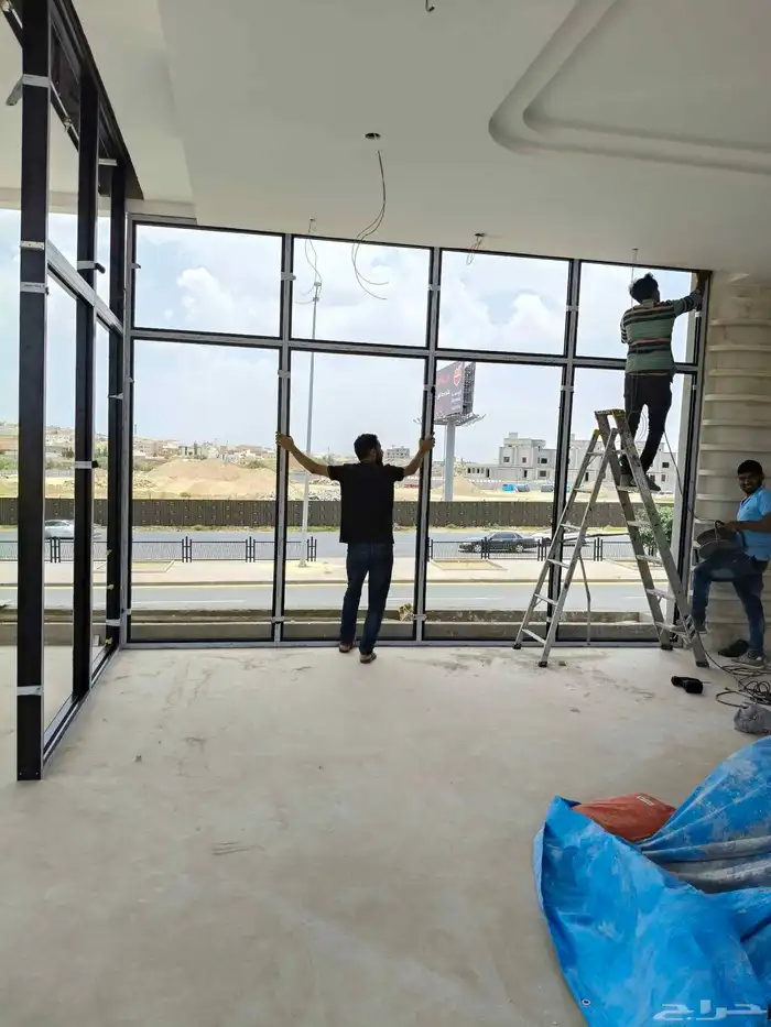 زجاج سكريت  درابزين  استركشر  المنيوم  شورات ومراوش 9