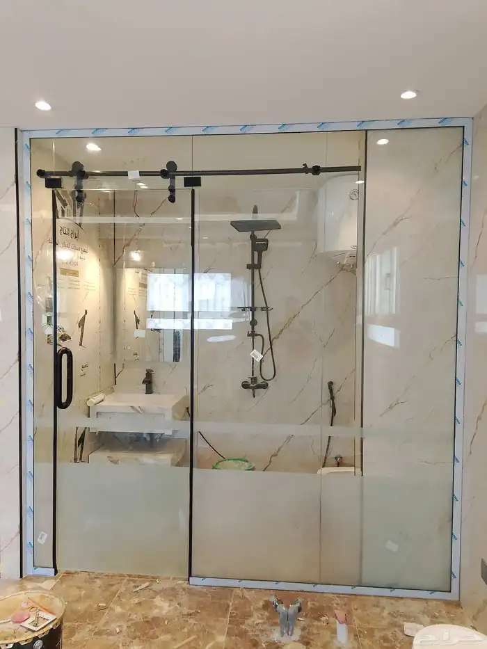 معلم تركيب ابواب زجاج سكريت الطائف 0