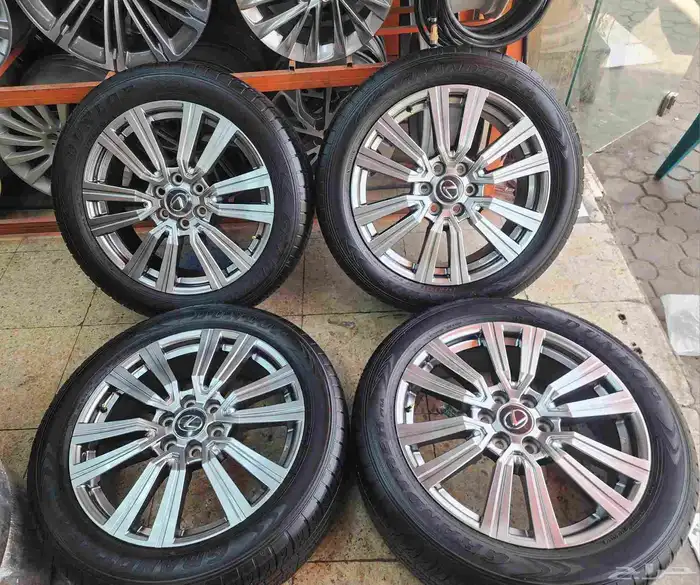 جنوط جيب لكزس LX 600 مقاس 22 اصلي وكاله موديل 2024 6