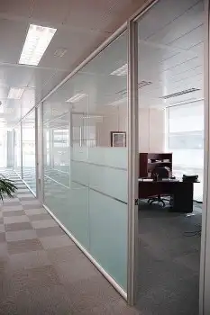 قواطع مكاتب اداريه زجاج سكريت جبس بورد تشطيب 8