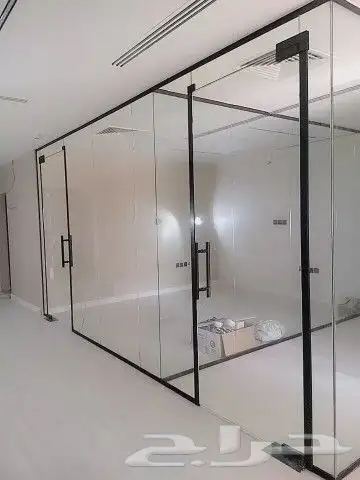 قواطع مكاتب اداريه زجاج سكريت جبس بورد تشطيب 4