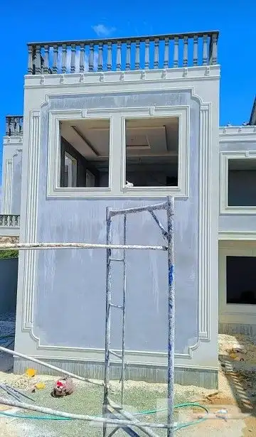 ديكورت خرجيه سمنت ابيض وبطحا اريض البحه 8