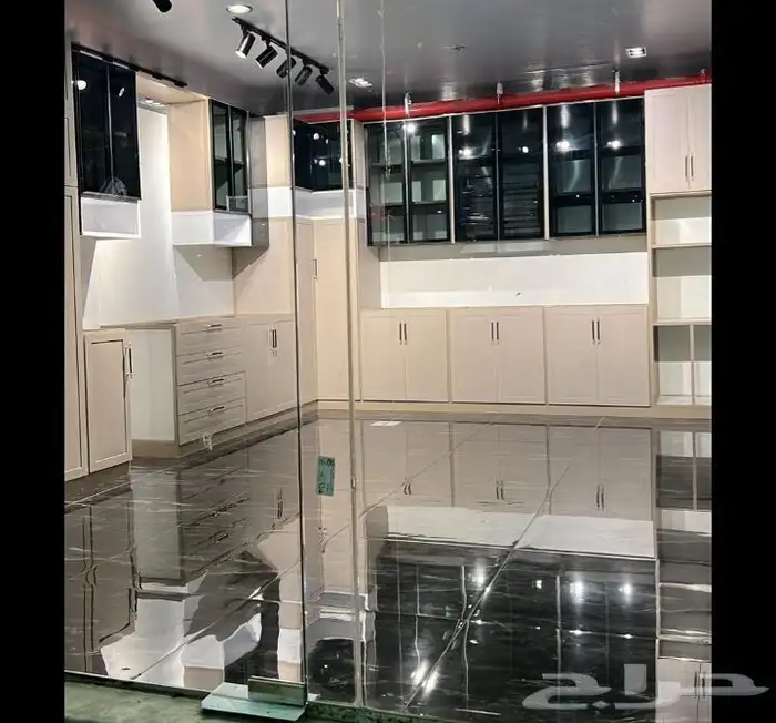 مطبخ تفصيل صاج الماني رفوف اربعه ملي مفصلات هيدروليك ايطالي 2