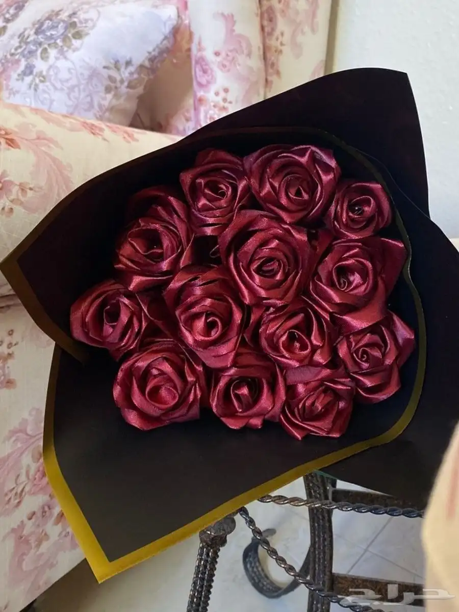 باقة ورد ساتان 0