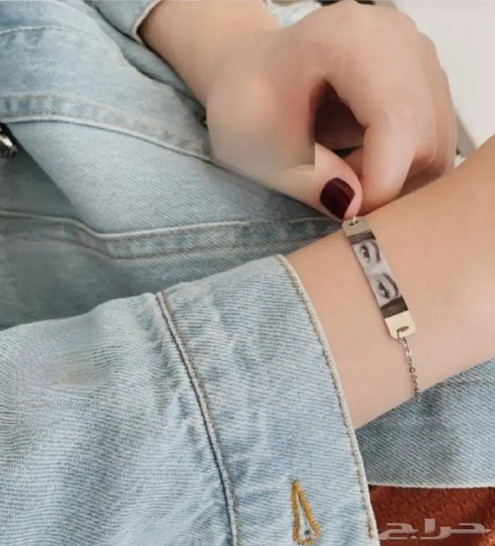اساور بالاسم مطلي بالذهب تصميم الاسم حسب طلبك 5