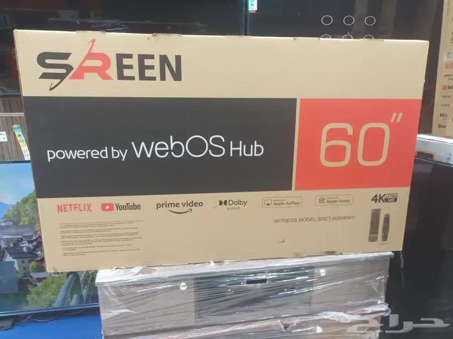 بتوصيل وتركيب مجان شاشات تلفزيون سمارت واي فاي 4k 15