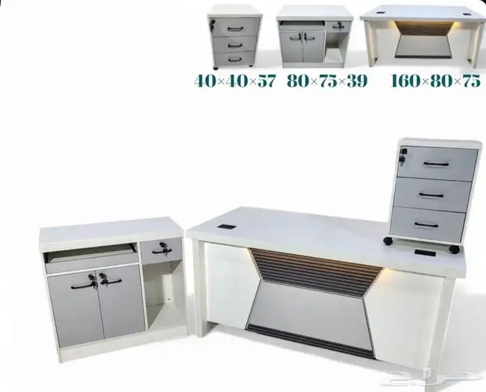 office furniture tabel and chairs and cabinet 17