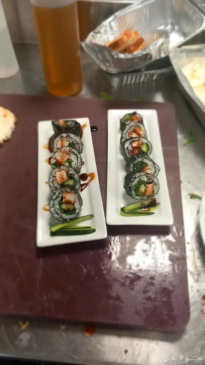 بيع مشروع سوشي ونودلز شامل الوصفات والمنيو 0