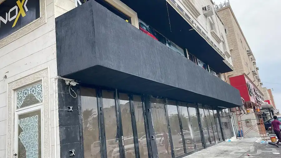 ستائر محلات احرف بارزة أسمنت بورد حسب أشتراطات البلدية 3