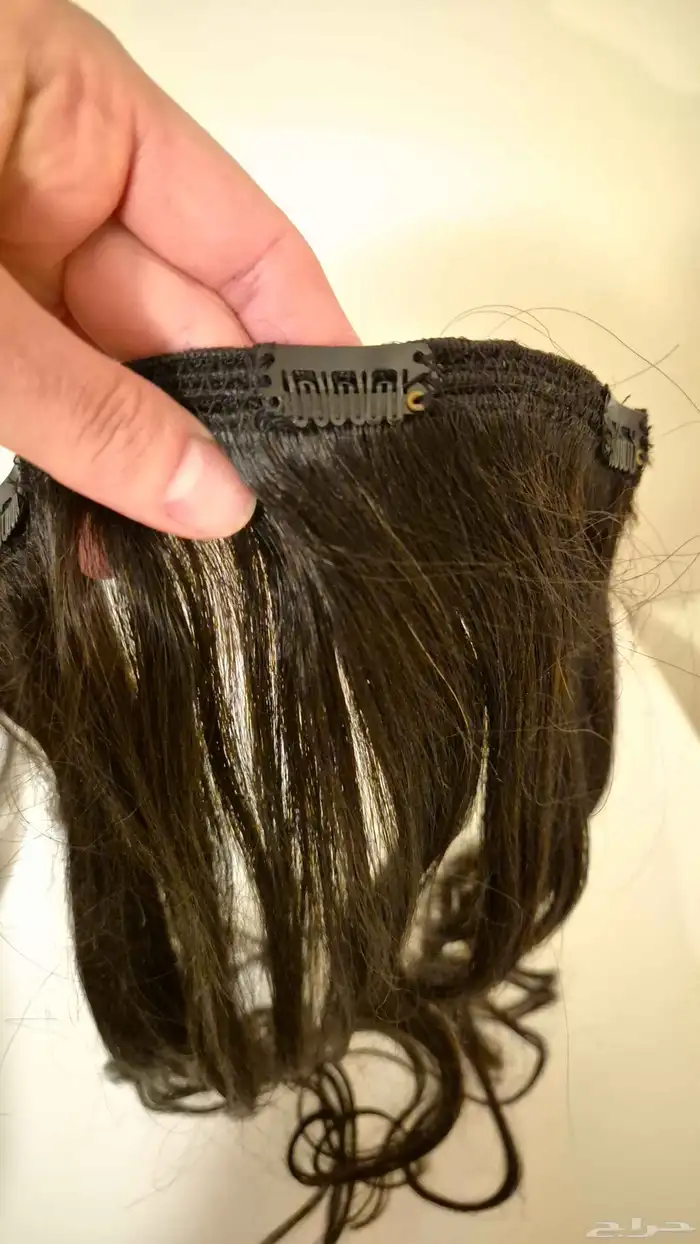 وصلة شعر طبيعي بشري جديد بسعر 200 ريال وزن 100 غرام 0