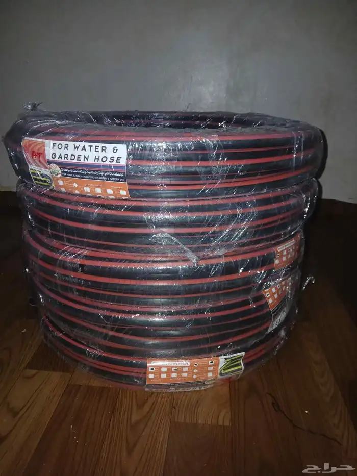 يوجد كميات خرطوم مياة نص بوصه وطن سعوديه 40 ميتر 3