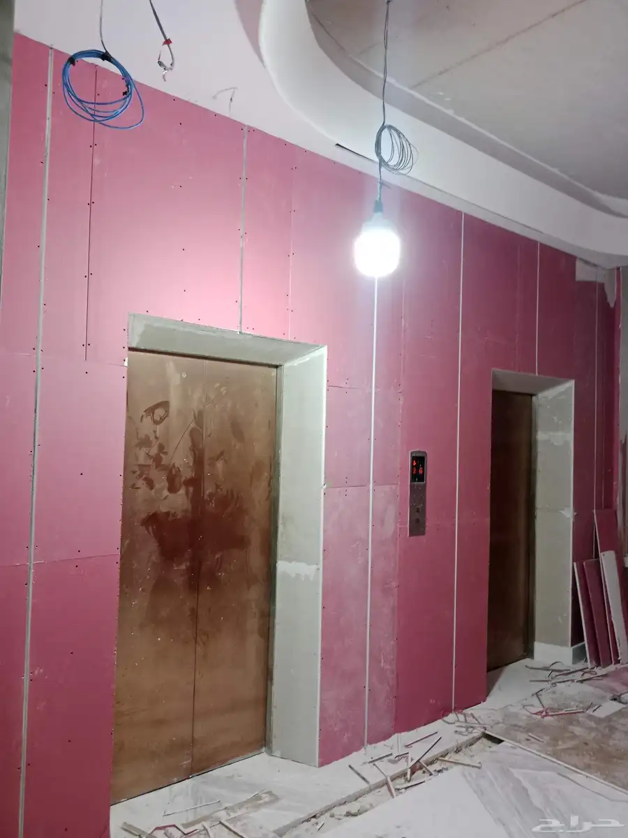 عمل جبس بورد سيمنت بورد ديكؤرات سقف مستعار فاصل جبس بورد 21