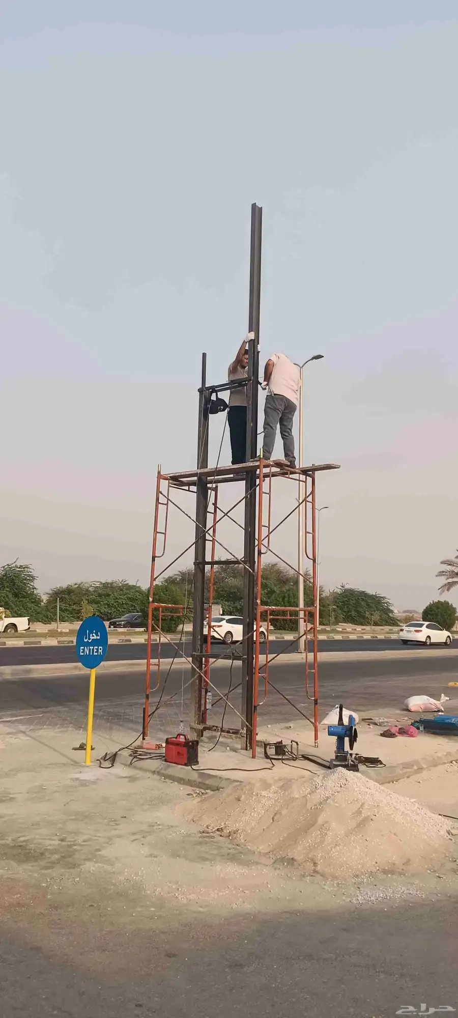 ستائر محلات احرف بارزة أسمنت بورد حسب أشتراطات البلدية 5