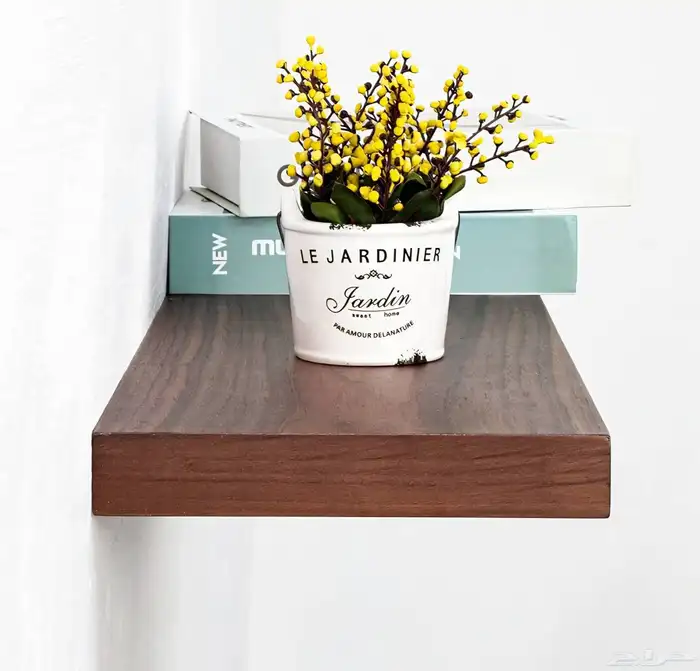 رف جداري خشبي 1