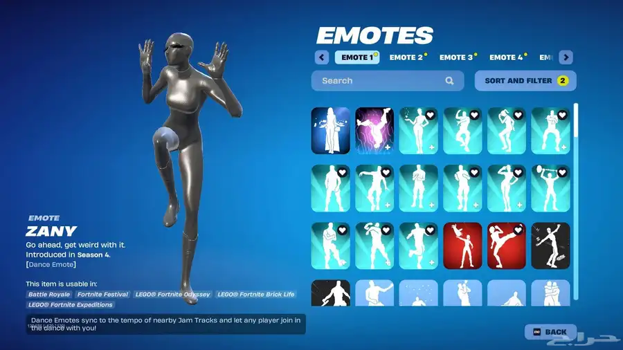 حساب فورت للبيع 36