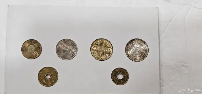 طقم عملات لبنان نادره 8
