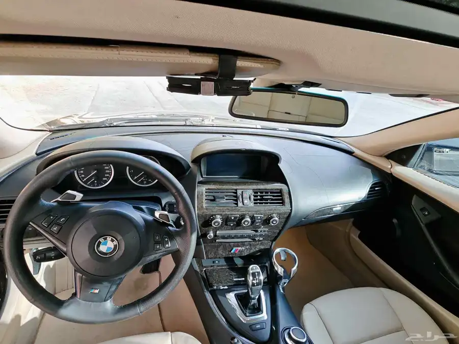بي ام 650i يحمل لوحة شبه مميزة 8