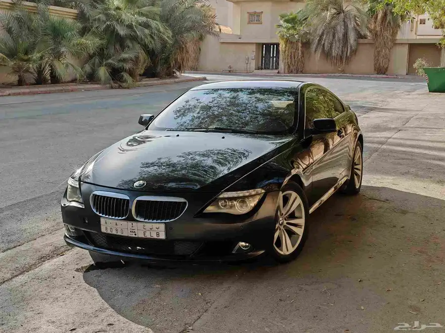 بي ام 650i يحمل لوحة شبه مميزة 0