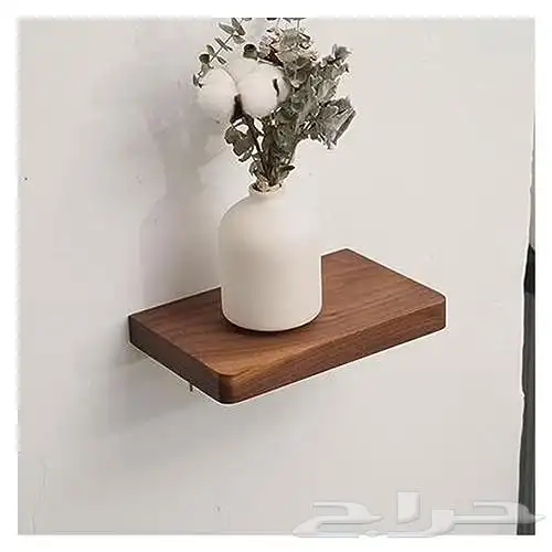 رف جداري خشبي 2