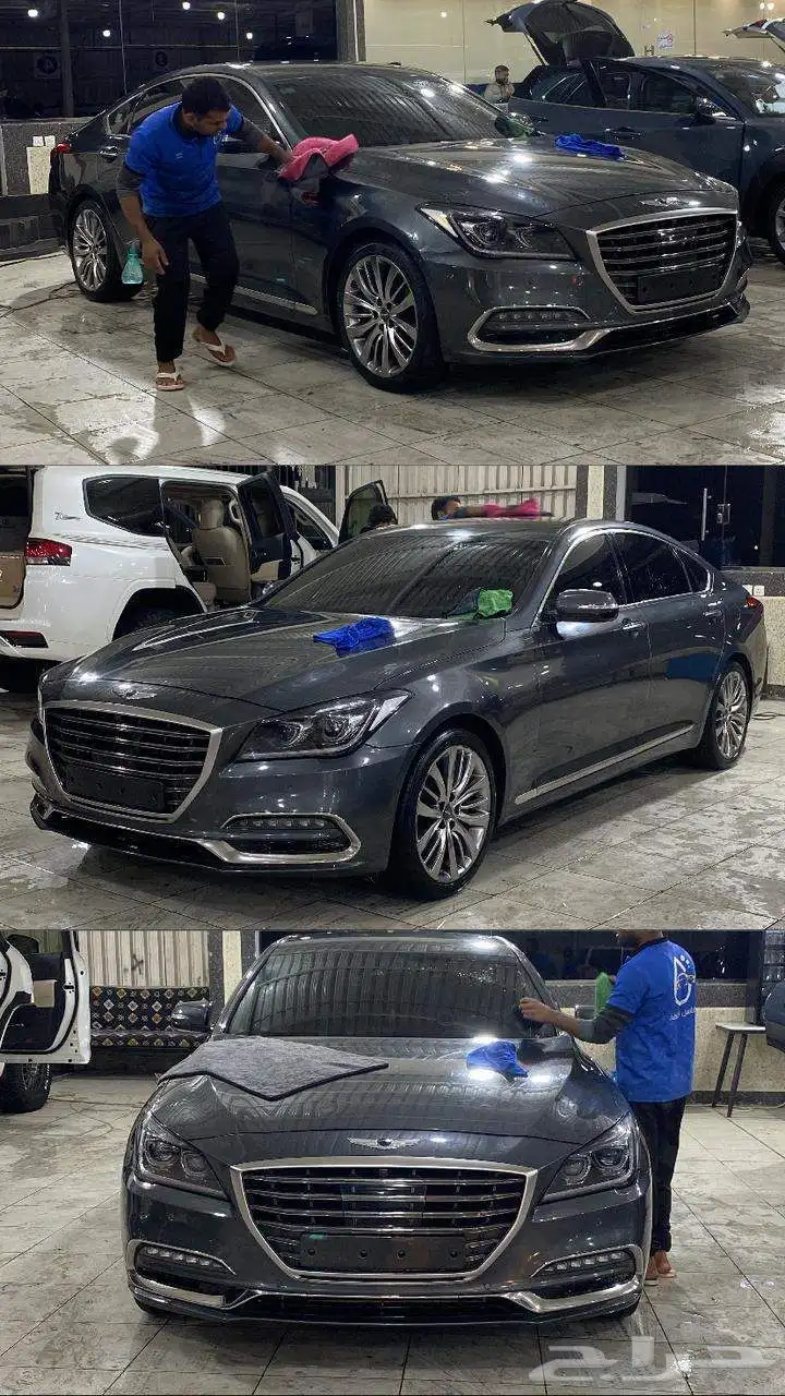 جنسس 2019 ديزل G80 2.2 عداد 75الف 0