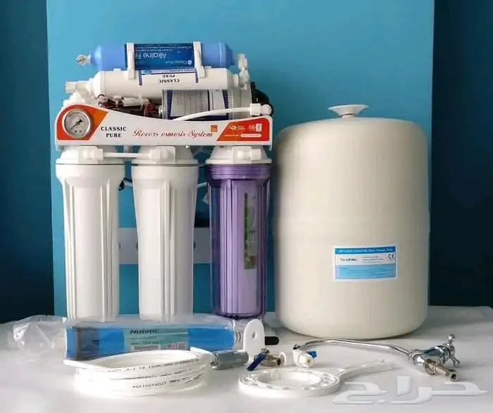 وحده معالجه مياه 7 مراحل تيواني اصلي بي ماتور وخزان وضمان 0