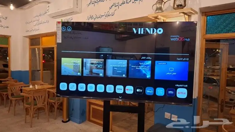 بتوصيل وتركيب مجان شاشات تلفزيون سمارت واي فاي 4k 18