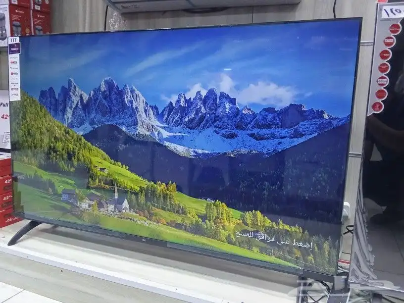 بتوصيل وتركيب مجان شاشات تلفزيون سمارت واي فاي 4k 12