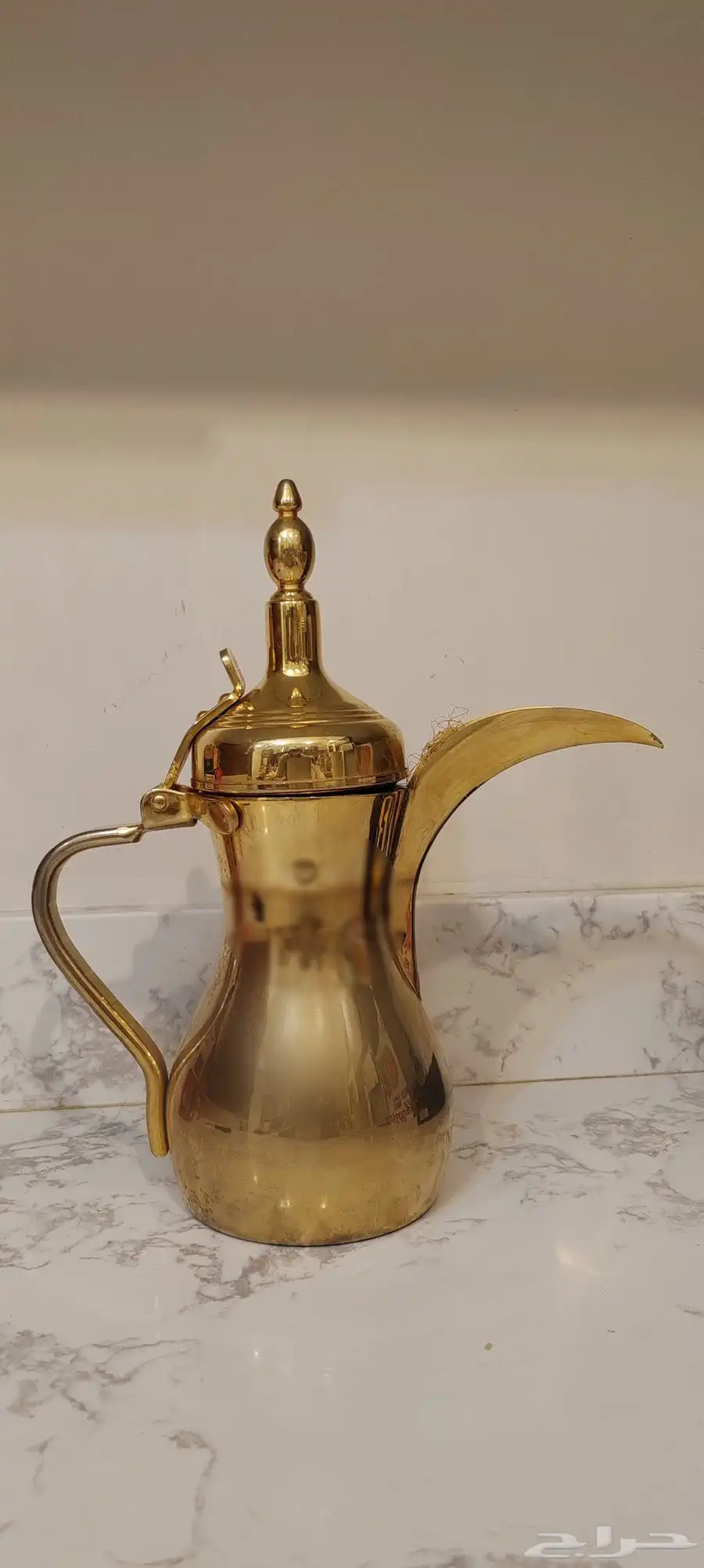 دلة رسلان ستان ستيل ذهبي كوري 0