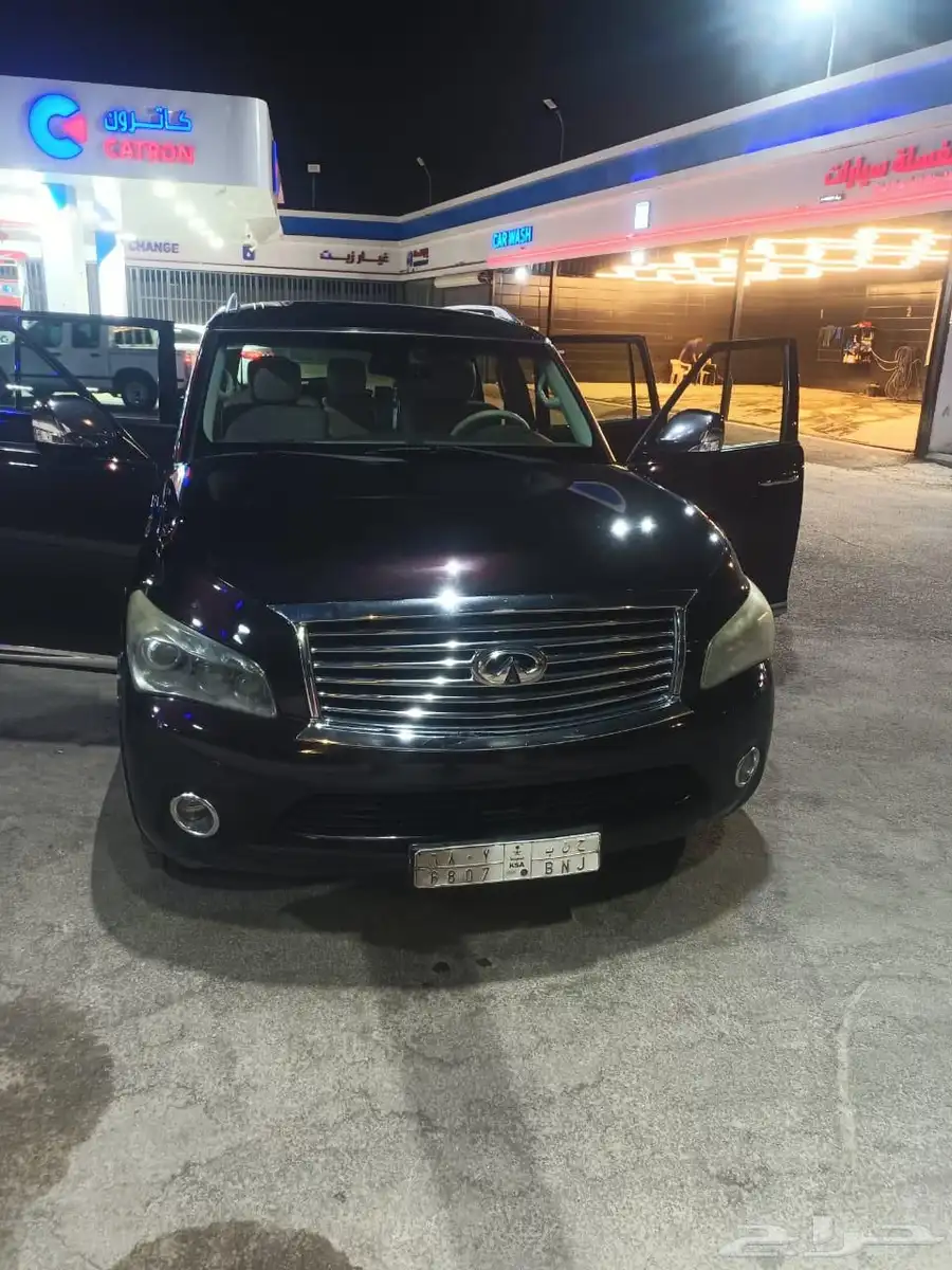 انفنتي qx56 موديل 2011 الممشى 381 رش بعض القطع بسبب تبهيت و 4