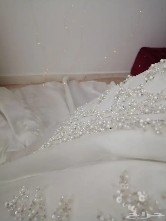 فستان زفة عروس للبيع أو للإيجار مقاس سمول وإكس سمول 11