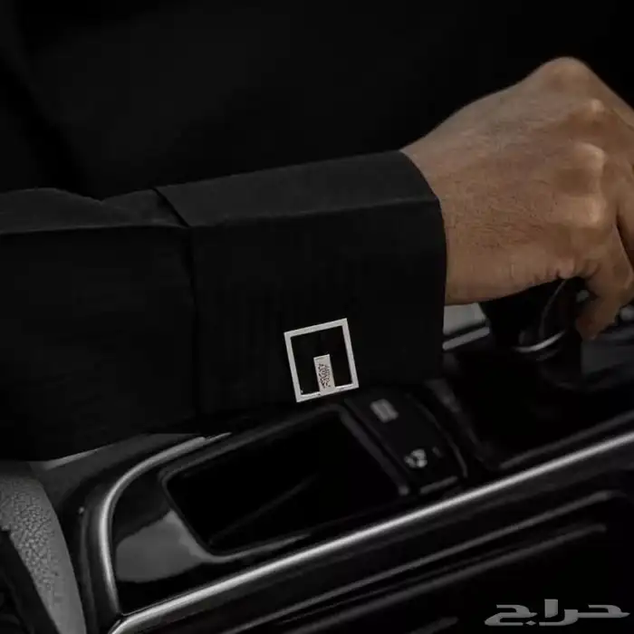 كبكات رجاليه فضي او ذهبي تصميم عصري وأنيق زرار ثوب بالاسم 2