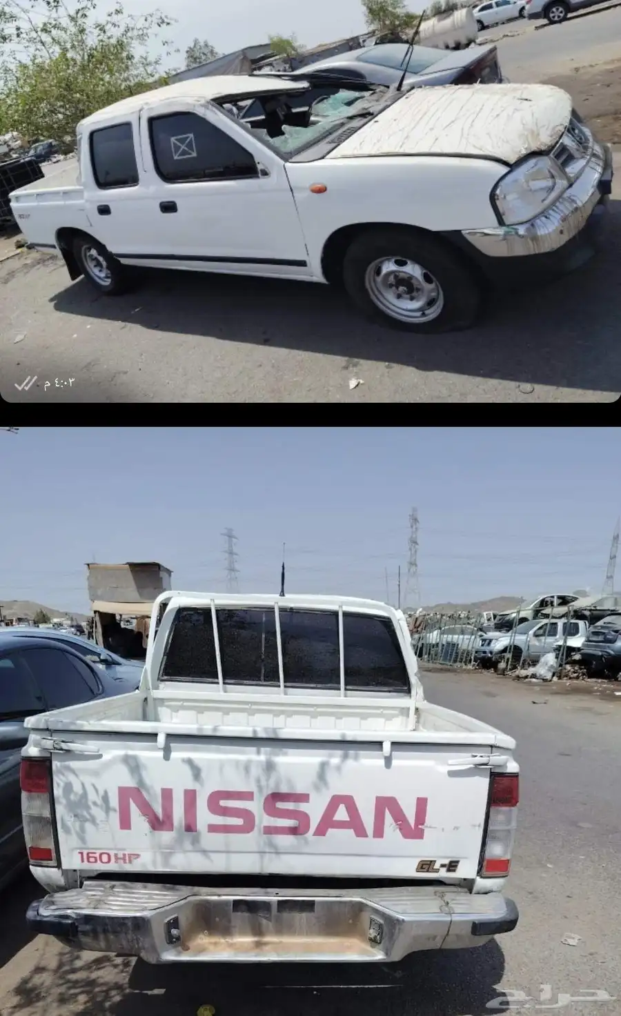 وانيت نيسان 2012 تشليح قطع غيار فقط 1