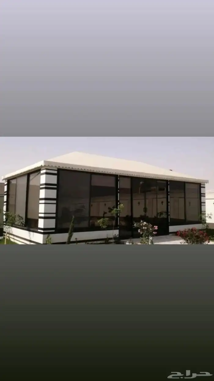 مجالس زجاجيه ساندويتش بانل خيام سوبر ملكية مظلات سيارات مساب 8