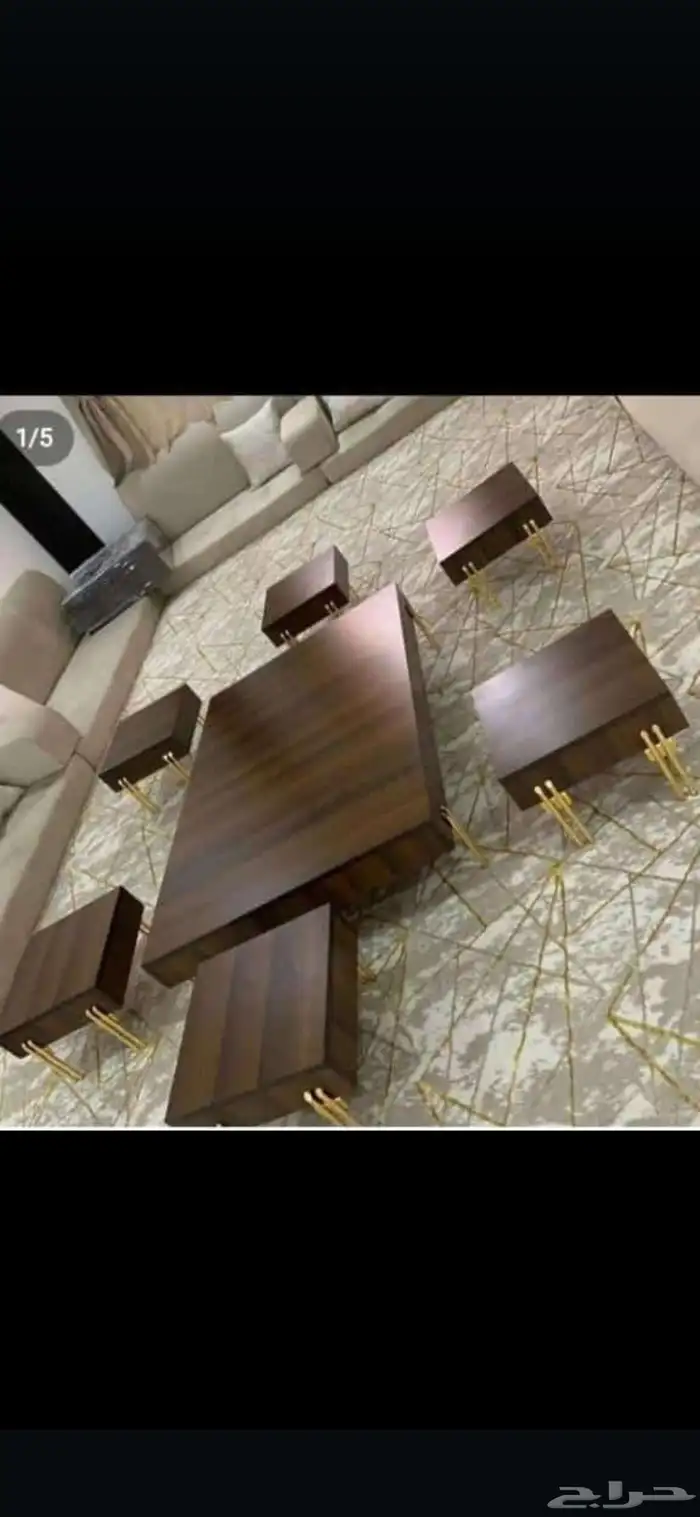 طاولات جهزه وتفصيل حسب اطلب طاولات كنب طاولات ارضي 7