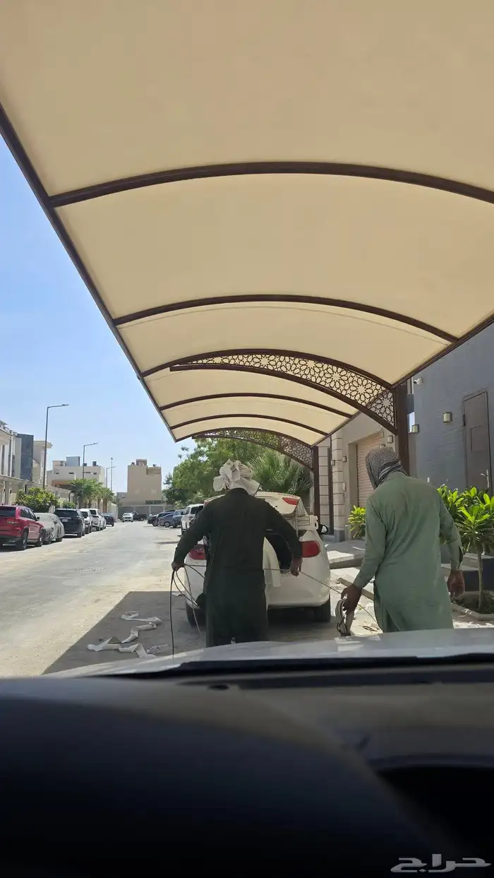 تركيب وتوريد مظلات سيارات شكل حديث 8