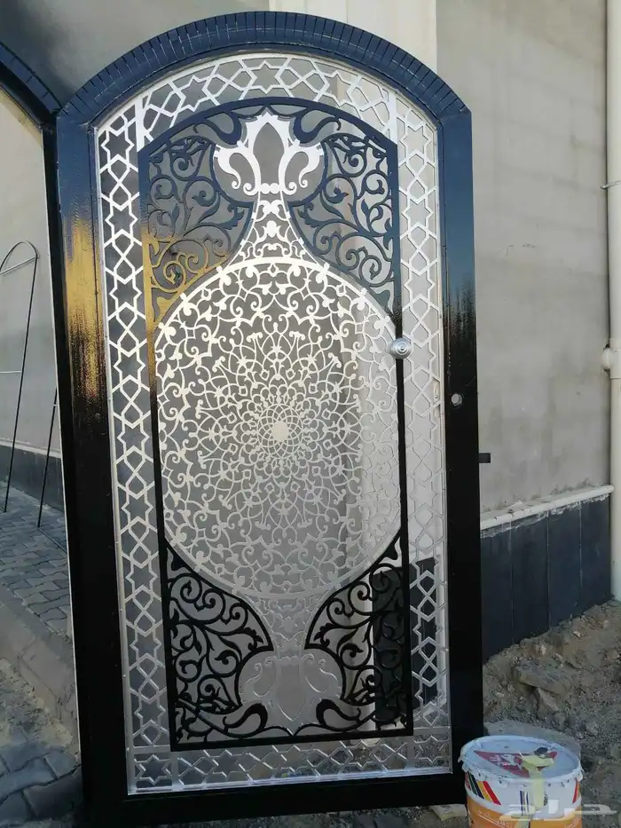 دهان داخلي خارجي ديكورات ابواب 9