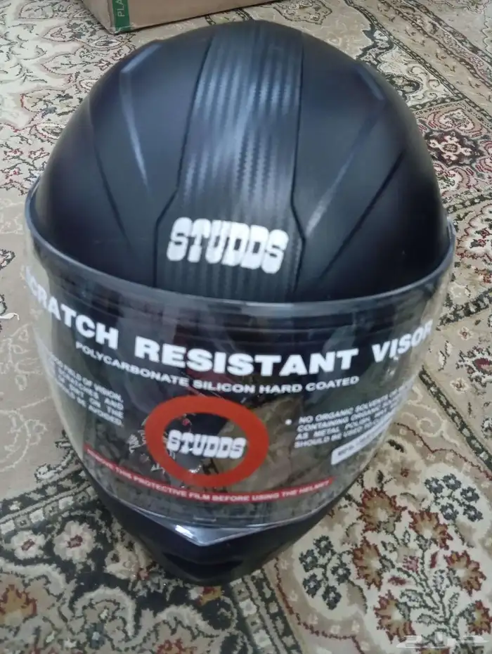 خوذة دباب مع طقم حماية ارجل... Motorcycle Helmet 3