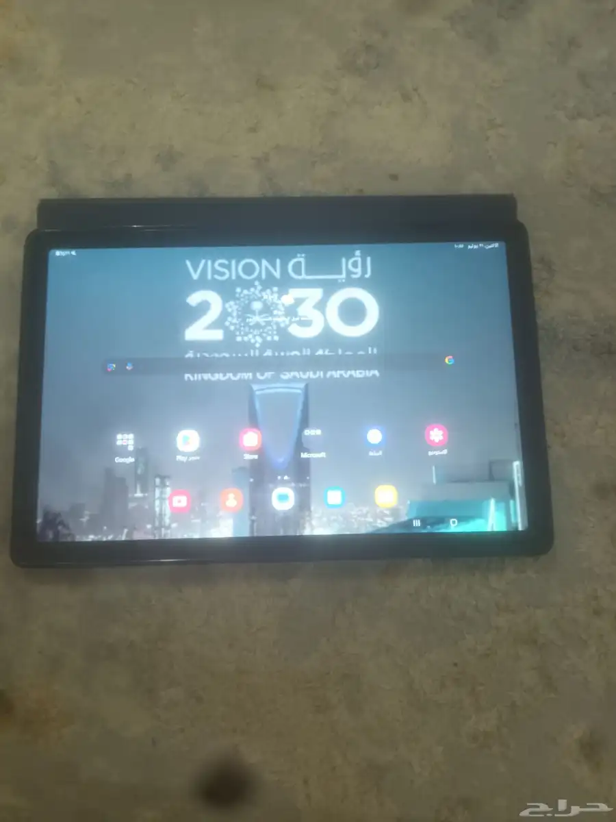 استخدام نظيف اصدار 14 ب سعة البطاريه 7Galaxy Tab A8 ا 0