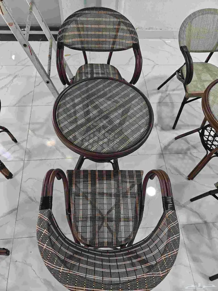 كراسي و طاولات خيزران 2