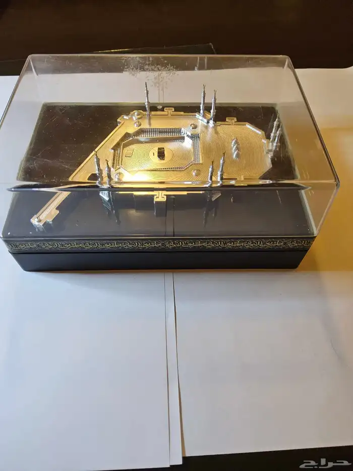 مجسم الحرم المكي الشريف ايام الملك فهد رحمه الله مع علبه اكر 0