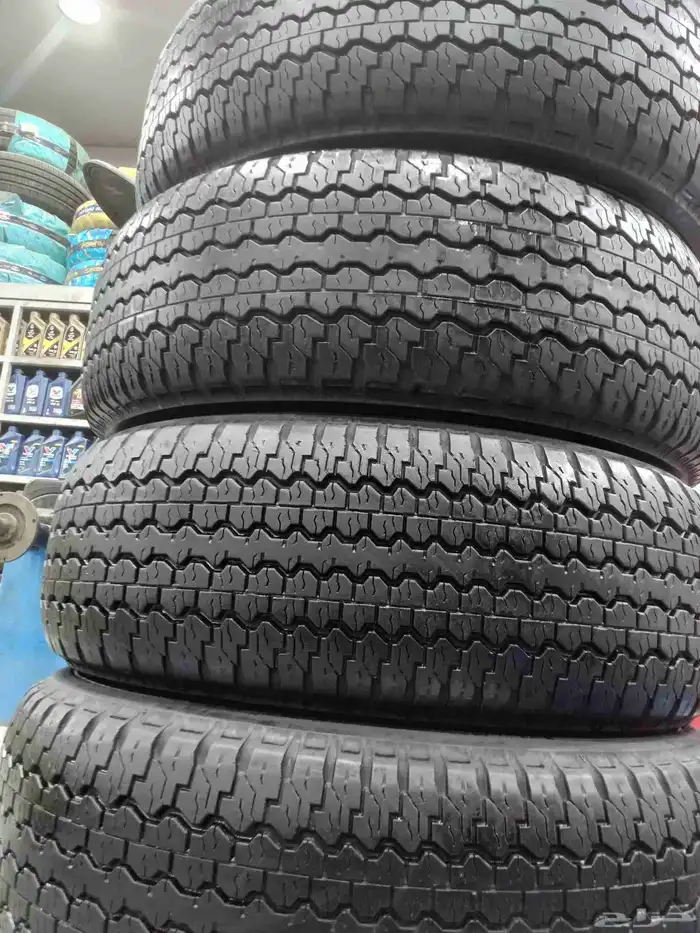 كفرات دلوب شبه جديد  100ادعسه 265 70 16 6