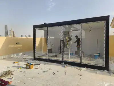 الباب سحاب دبل زجاج... 1