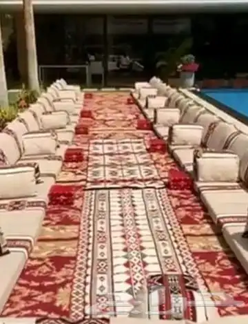 قهوجين صبيان كراسي طاولات كنب جالس شعبيه مع مراكي ومسناند 0